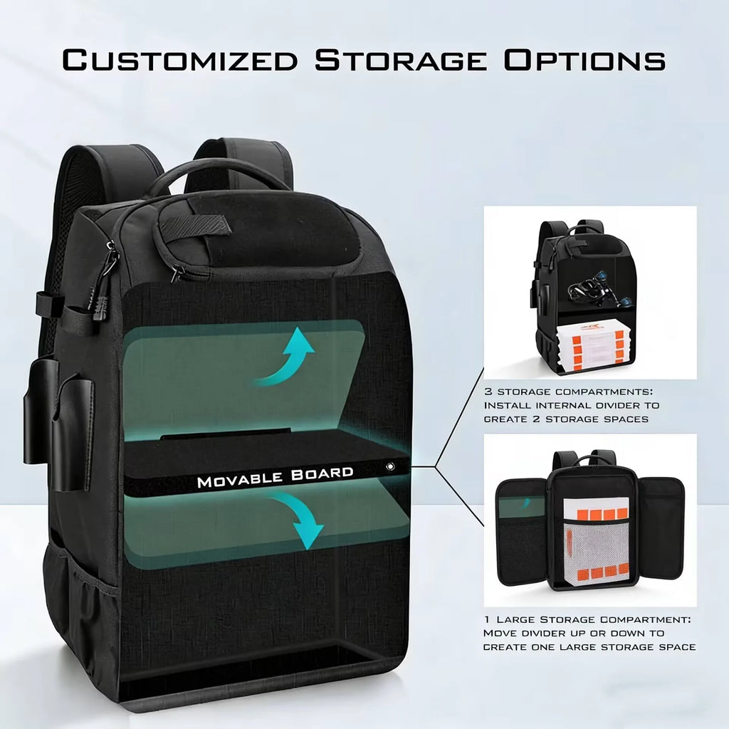 40L Fishing Gear Backpack with Rod Holders Fishing Lure Organizer Storage Bag Outdoor Hunting Backpack